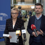 Konferencja europosłów Nowej Lewicy ws. uchylenia immunitetu Grzegorza Brauna – 6 maja 2025 r. [surówka]